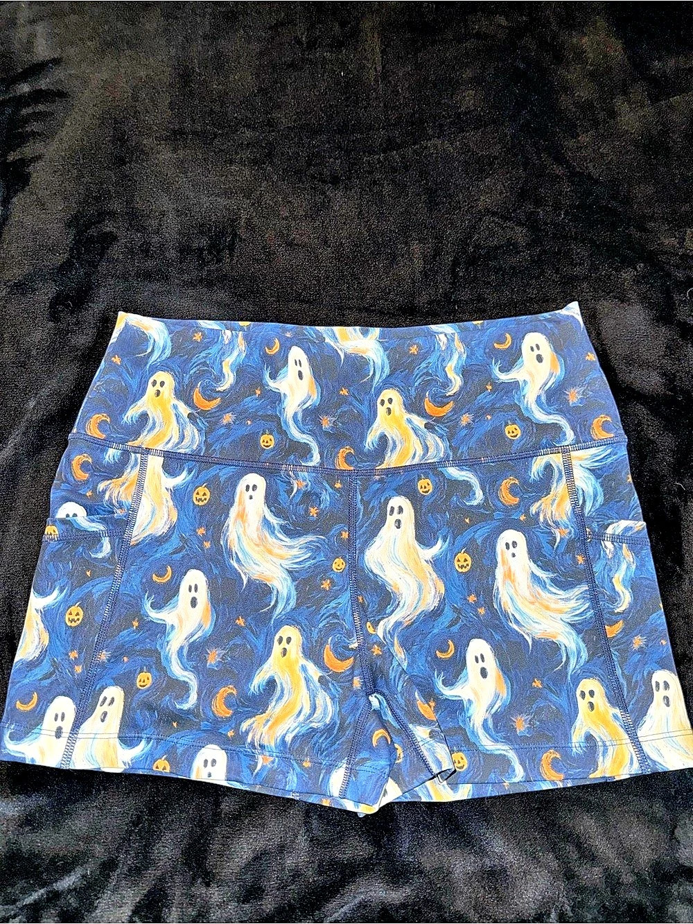 Constantly Varied Gear Starry Fright Shorts Blue & Yellow Large 2.5 inch